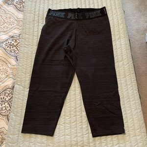 VS Pink exercise capris